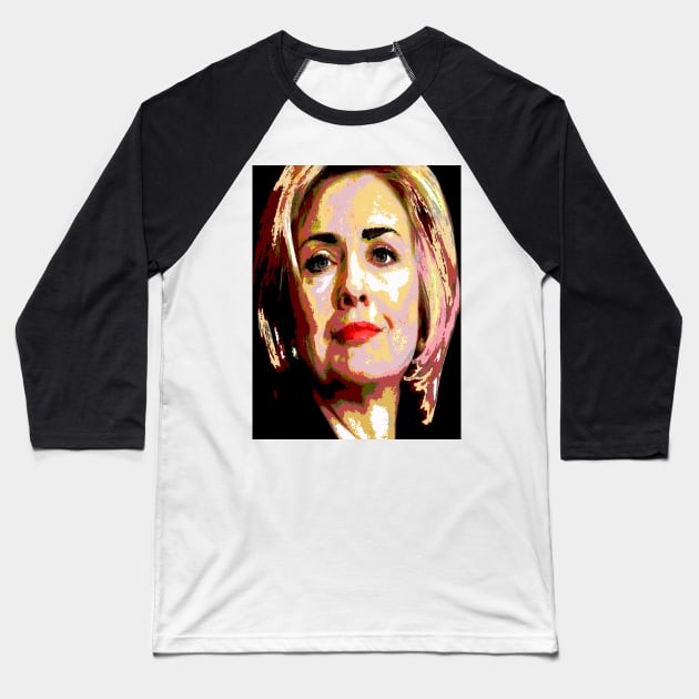 HILLARY Baseball T-Shirt by Overthetopsm